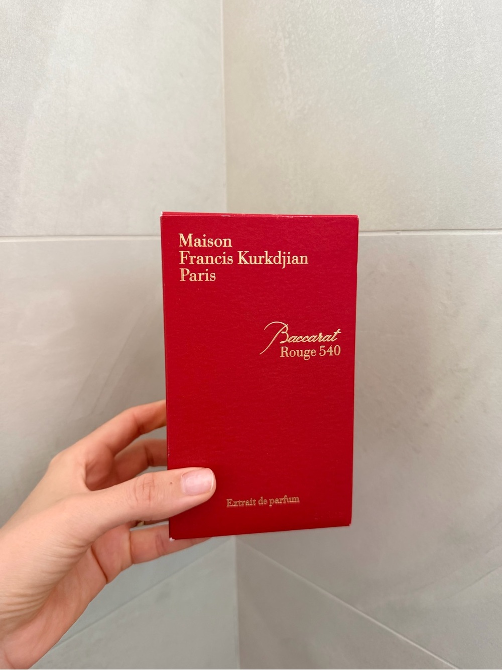Maison Francis Kurkdjian Baccarat Rouge 540 Extrait Empty Box MFK
